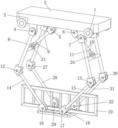 一种车架自动化涂装作业轨道式工作装置的制作方法