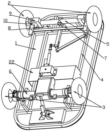 一种基于电动平板车的agv小车及控制方法