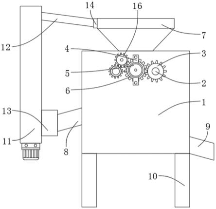 工程塑料切孔装置及其废料处理机构的制作方法