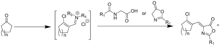 一种环烯基在β位取代的吖内酯衍生物的制备方法与流程