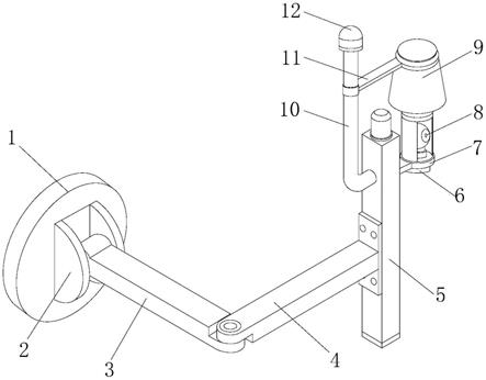 一种智能化建设用自动管理的安防监控装置的制作方法