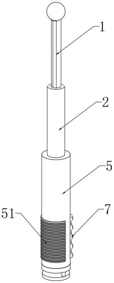 一种具有防滑结构的警用甩棍的制作方法