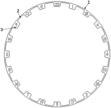 一种镖靶塑料数字网的制作方法