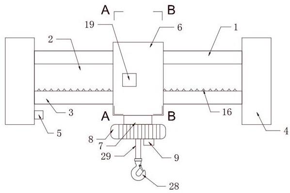 一种定位准确的电动单梁起重机的制作方法