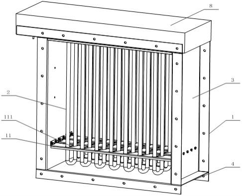 一种具有隔热防冷凝水效果的风道电加热器的制作方法