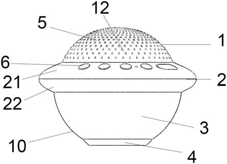 一种便携式灯光音箱的制作方法