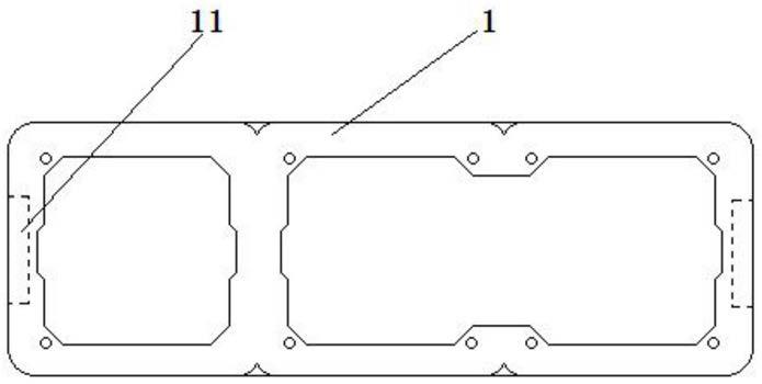 一种插座连体框架面板多功能组合结构的制作方法