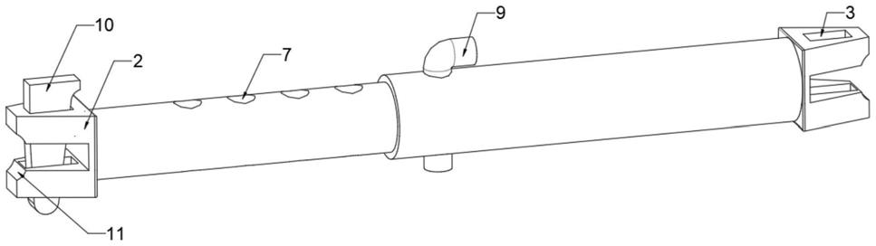 承插式调节型伸缩横杆的制作方法