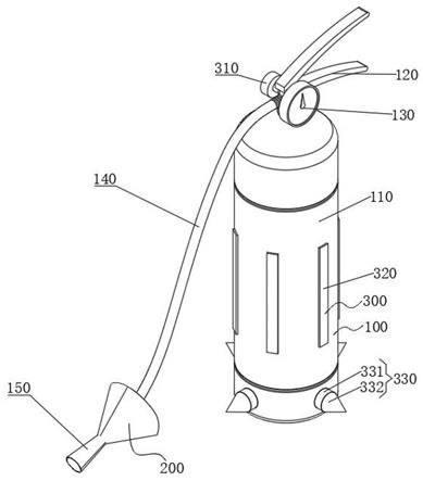 一种消防工程用防灼烧灭火器的制作方法