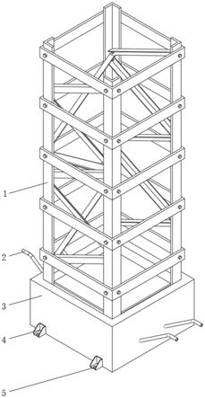 一种具有观光电梯井的建筑结构的制作方法