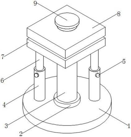 一种土木工程用建筑模板连接架