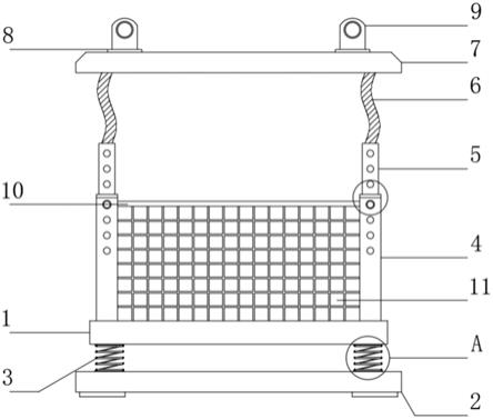 一种带有防护功能的建筑施工用支撑平台的制作方法