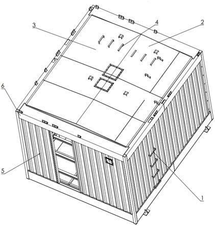 一种建筑物料临时堆放仓库的制作方法