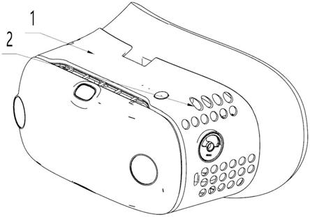一种电池后置的VR头显主机壳体的制作方法