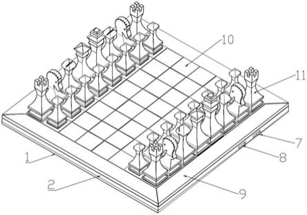 一种新型发光国际象棋盘的制作方法