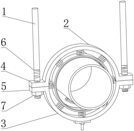 一种稳固型空调管道支架的制作方法