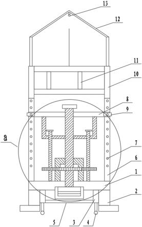 一种房屋建筑施工用施工平台的制作方法