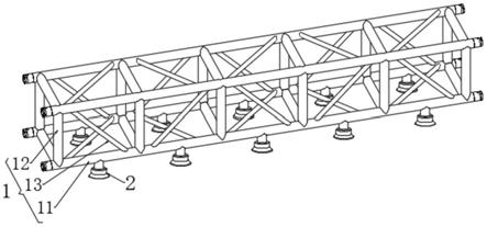 一种用于爬架的水平桁架的制作方法