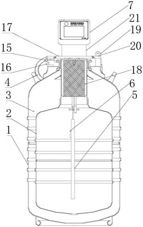一种实时监测及自控式液氮加注的液氮罐的制作方法