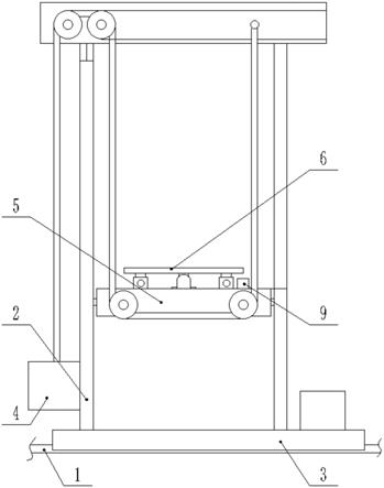一种防撞货架式自动化立体仓的堆垛机的制作方法