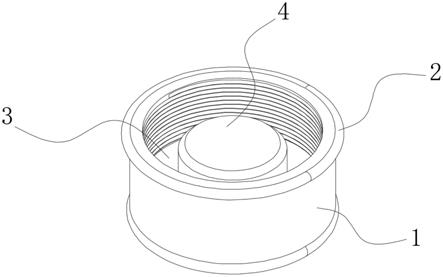 一种防摔型液态硅胶茶叶杯配盖的制作方法