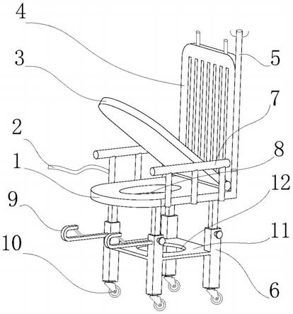 一种病房用多功能椅的制作方法