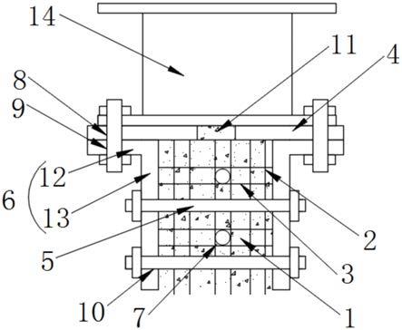 一种隔震支座的下支墩连接结构的制作方法