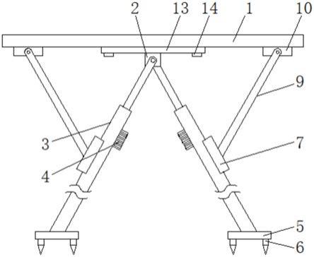 顶紧撑杆的制作方法