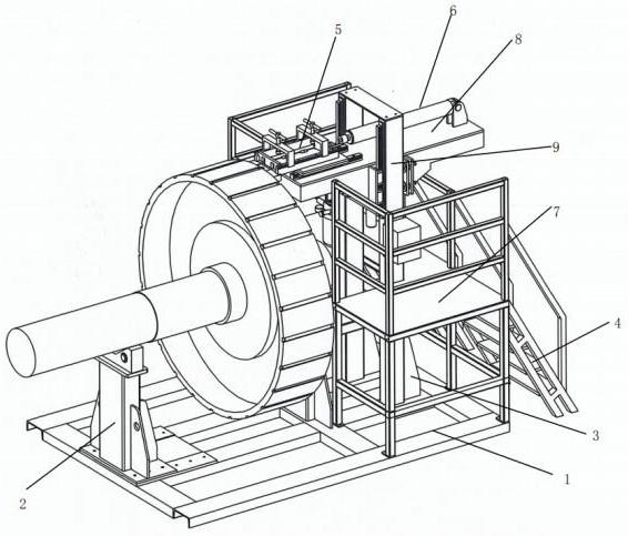 一种风力发电机转子磁极整体装配装置的制作方法