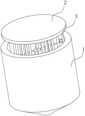 一种食品加工用具有防潮湿结构的原料存放箱的制作方法