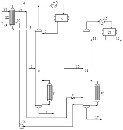 一种基于热泵系统回收利用乙酸异丙酯装置脱乙酸塔潜热的方法及装置与流程