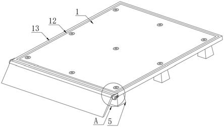 一种九脚平面塑料托盘的制作方法