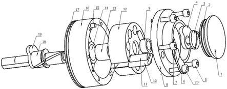 一种双配重双进气的可倾覆轴自润滑压缩机泵头的制作方法