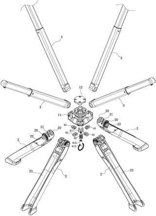 一种折叠架及使用折叠架的户外桌、户外椅的制作方法