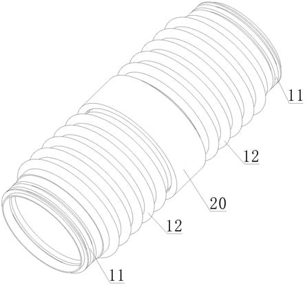 一种凹筋式波纹管及套筒连接结构的制作方法