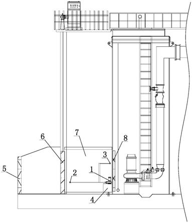 一体化泵站内置式冲洗防淤装置的制作方法