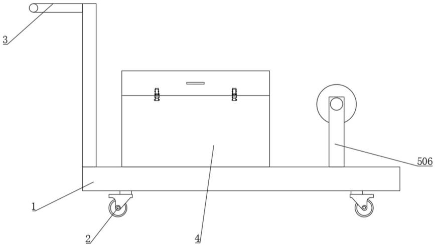 一种电网配网设计用管线铺设装置的制作方法