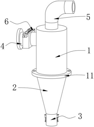 一种建筑排水用旋流器的制作方法