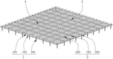 一种临山建筑绿色施工防护结构的制作方法