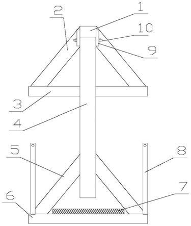 一种箱型钢梁对接下口焊接操作吊架的制作方法