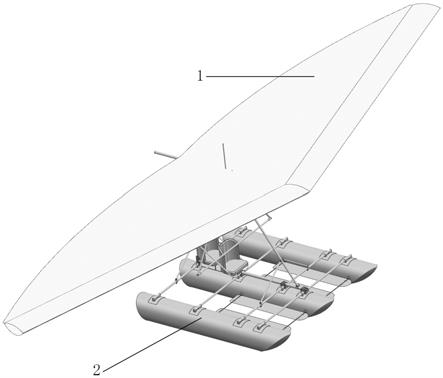 一种水上三角翼飞机的制作方法