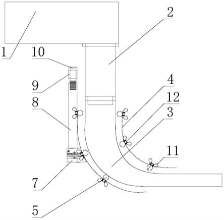 一種攪拌機下料口防堵裝置的製作方法