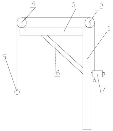 一种单梁上的吊装作业支架的制作方法