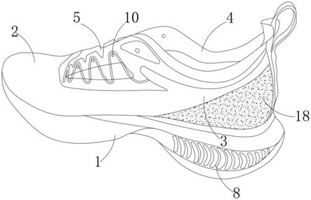 一种带碳板的肌肉记忆跑步鞋的制作方法
