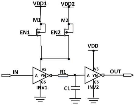 一种CMOS反相器延迟电路的制作方法