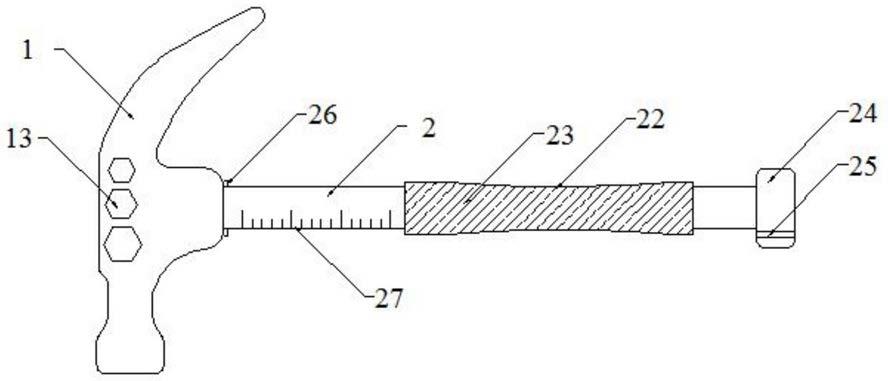 一种用于建筑施工的多功能锤子的制作方法