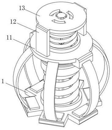 一种油压机用的减振装置的制作方法
