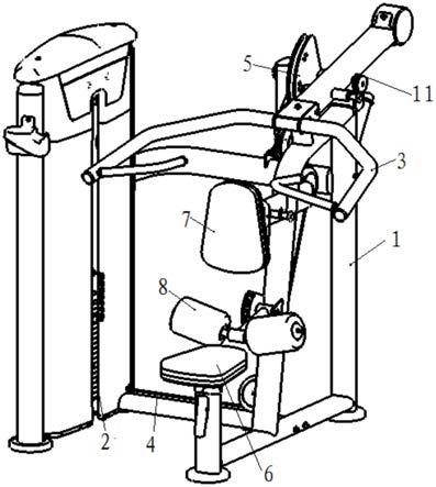 健身设备、高拉肩推机及胸推划船机的制作方法