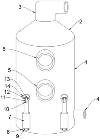 脱气塔结构图图片