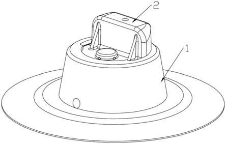 一种防止胀气脱落的胎内传感器胶贴结构及传感器外壳的制作方法